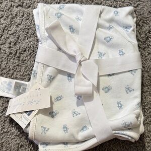 Polo by Ralph Lauren White and Blue Teddy Bear Sleep Sack